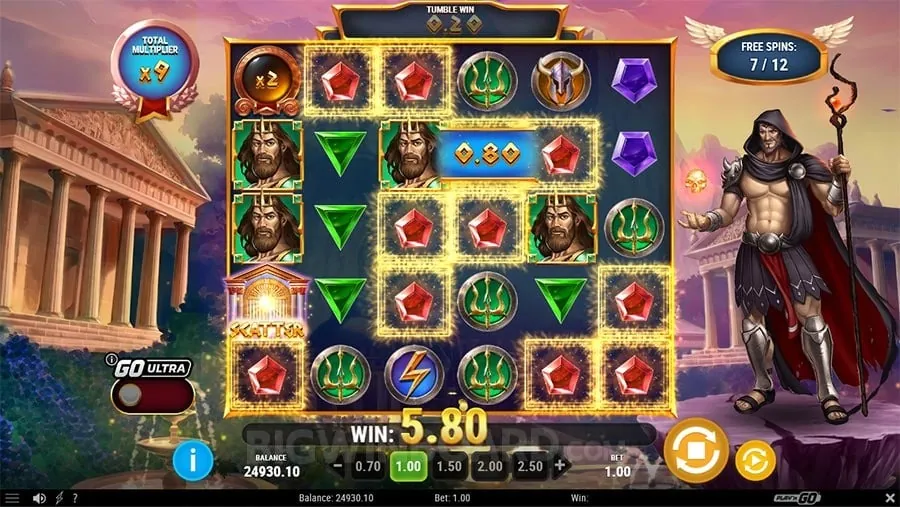 Vibrant slot machines with spinning reels and gold coins