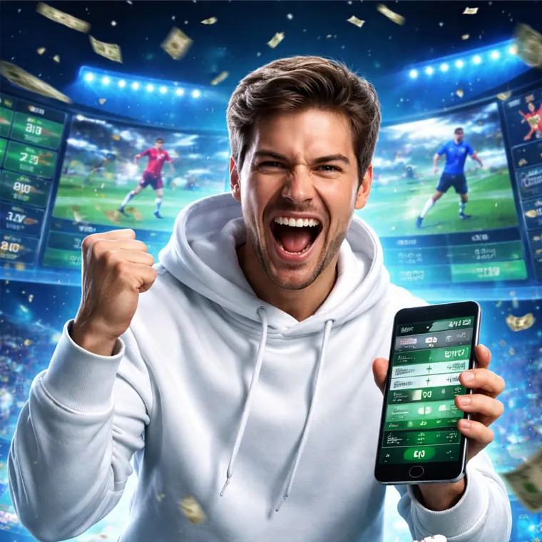 Real-time football odds display on plus777 app